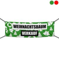 Weihnachtsbaumverkauf Werbebanner, Banner in 6 Größen (2140)