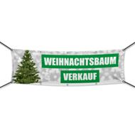 Weihnachtsbaumverkauf Werbebanner, Banner in 6 Größen (2141)