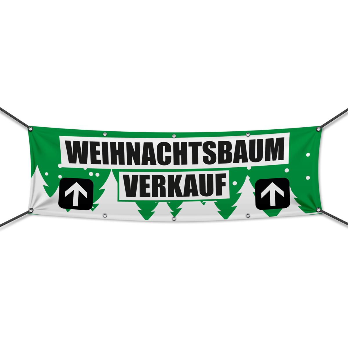 Weihnachtsbaumverkauf Werbebanner, Banner in 6 Größen (1733)