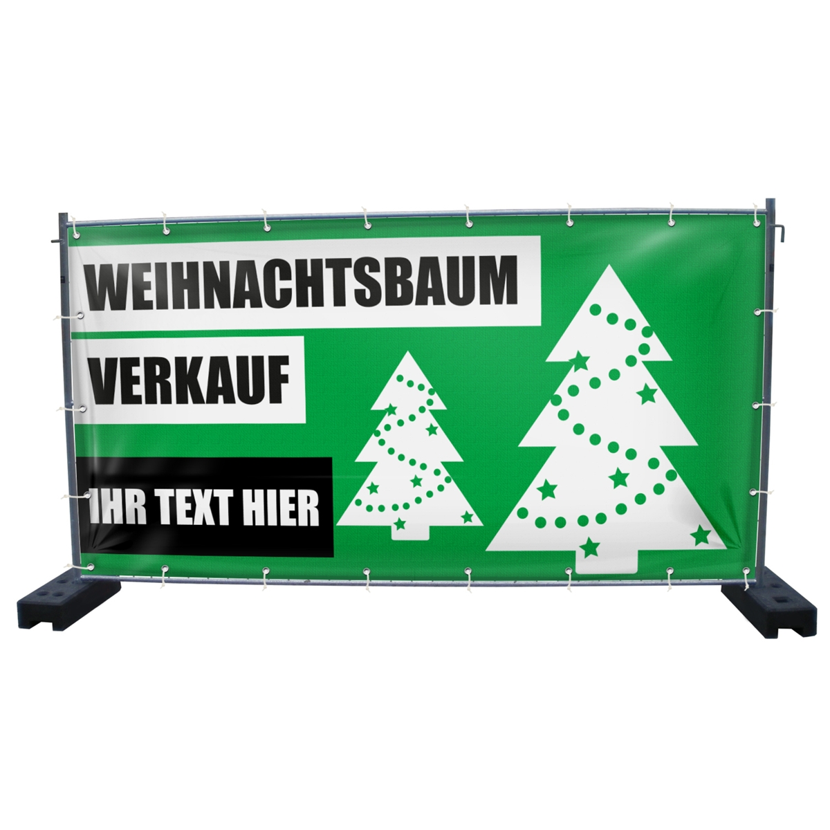 340 x 173 cm | Weihnachtsbaumverkauf Bauzaunbanner (2142)