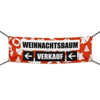 Weihnachtsbaumverkauf Werbebanner, Banner in 6 Größen (2140)