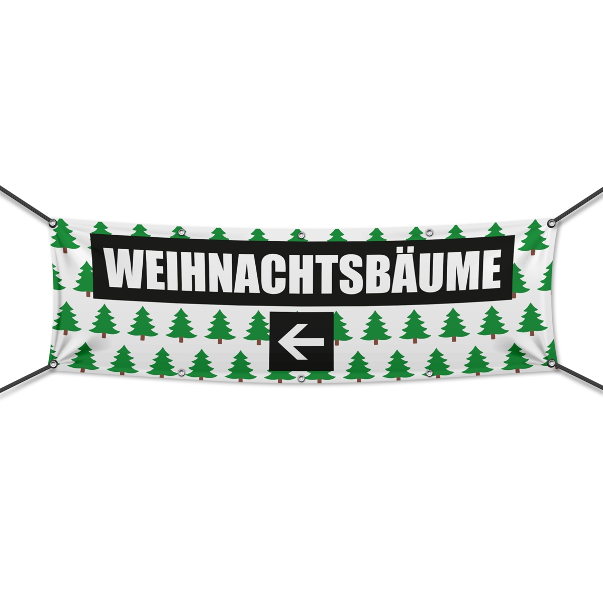 Weihnachtsbäume Werbebanner, Wunschformat (2143)