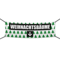 Weihnachtsbäume Werbebanner, Wunschformat (2143)