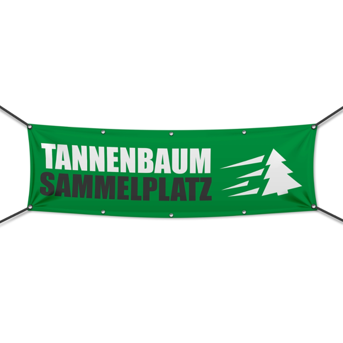 Tannenbaum Sammelplatz Werbebanner, Wunschformat (2806)