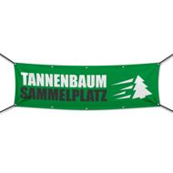 Tannenbaum Sammelplatz Werbebanner, Wunschformat (2806)