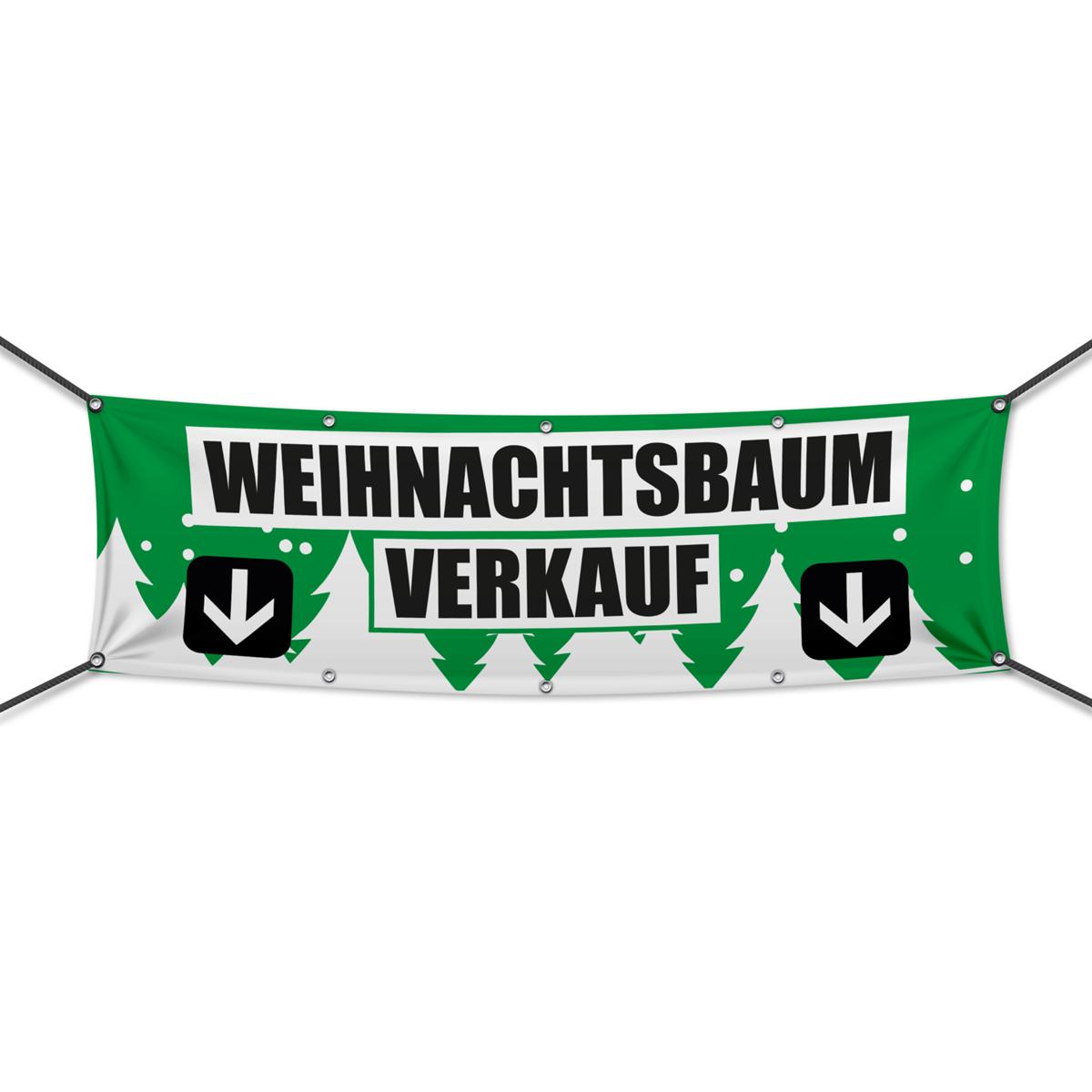 Weihnachtsbaumverkauf Werbebanner, Banner in 6 Größen (1733)