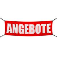 Angebote Werbebanner, Banner in 6 Größen (1936)