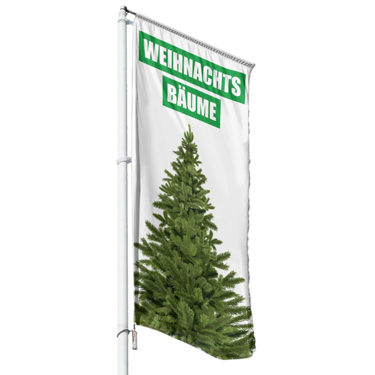  Weihnachtsbäume Hissflagge, Fahne im Wunschformat (2144)