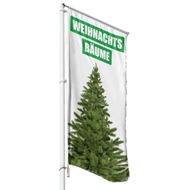  Weihnachtsbäume Hissflagge, Fahne im Wunschformat (2144)