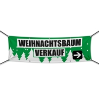 Weihnachtsbaumverkauf Werbebanner, Wunschformat (1733)