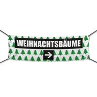 Weihnachtsbäume Werbebanner, Wunschformat (2143)