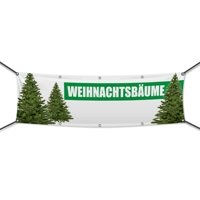 Weihnachtsbäume Werbebanner, Wunschformat (2144)