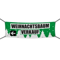 Weihnachtsbaumverkauf Werbebanner, Wunschformat (1733)