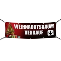 Weihnachtsbaumverkauf Werbebanner, Wunschformat (2139)
