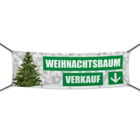 Weihnachtsbaumverkauf Werbebanner, Wunschformat (2141)