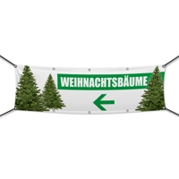 Weihnachtsbäume Werbebanner, Wunschformat (2144)