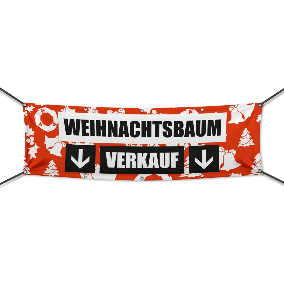 Weihnachtsbaumverkauf Werbebanner, Wunschformat (2140)