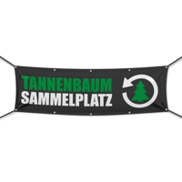 Tannenbaum Sammelplatz Werbebanner, Wunschformat (2805)