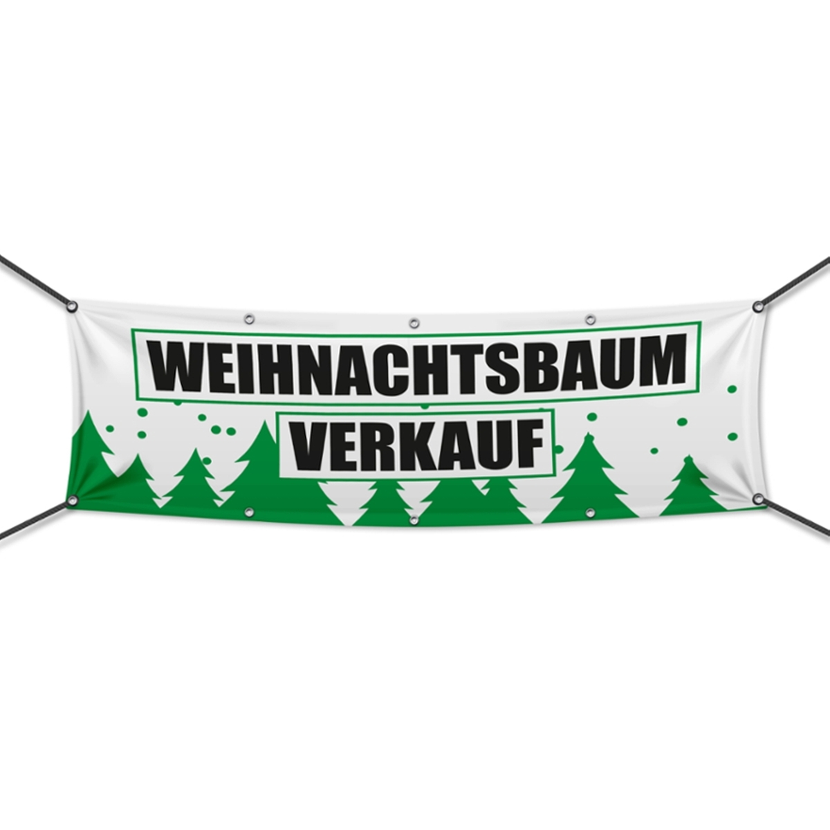 Weihnachtsbaumverkauf Werbebanner, Wunschformat (1733)