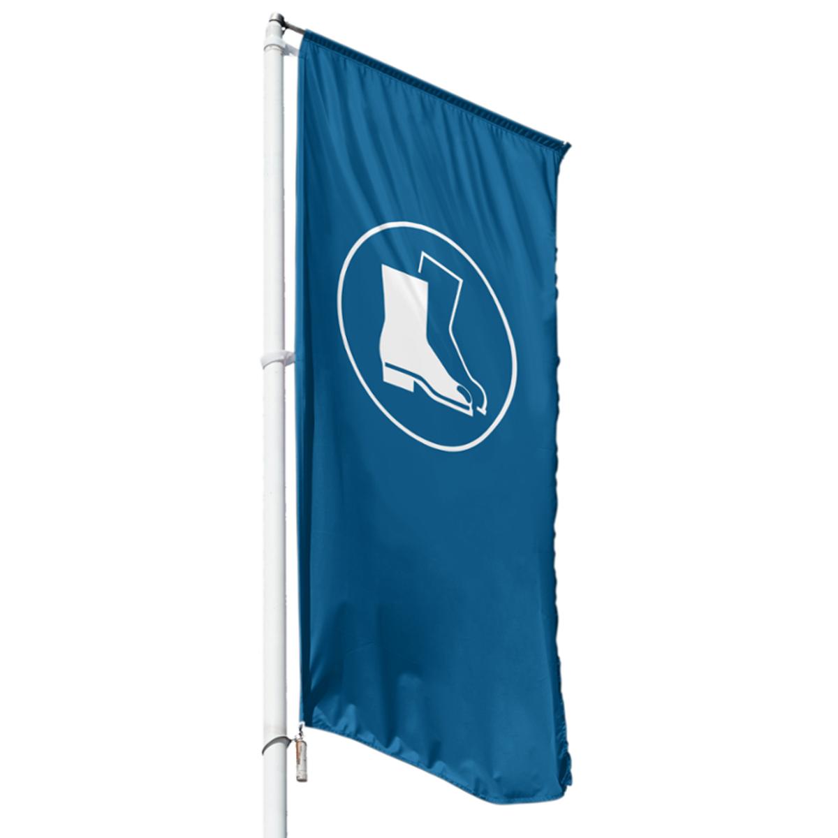 Fußschutz Hissflagge, Fahne im Wunschformat (2435)