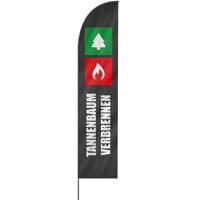 Tannenbaum Verbrennen Beachflag, 3 Modelle, 4 Größen (2807)