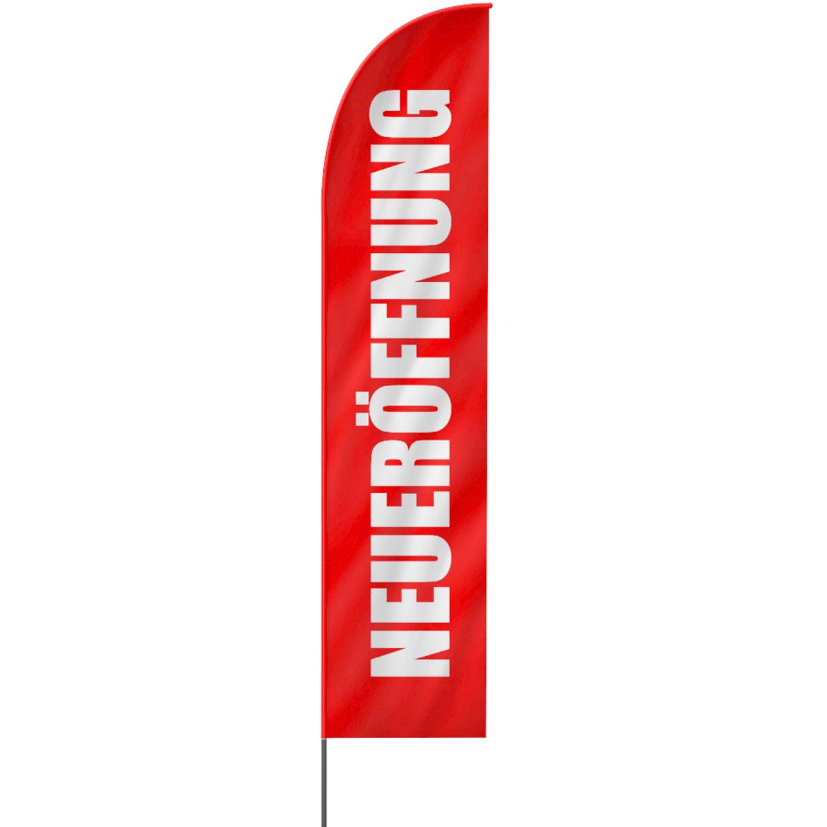 Neueröffnung Beachflag, 3 Modelle, 4 Größen (1938)