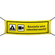 Baustelle wird videoüberwacht Werbebanner, Wunschformat (1969)