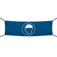 Kopfschutz Werbebanner, Wunschformat (2440)