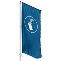 Handschutz Hissflagge, Fahne im Wunschformat (2439)
