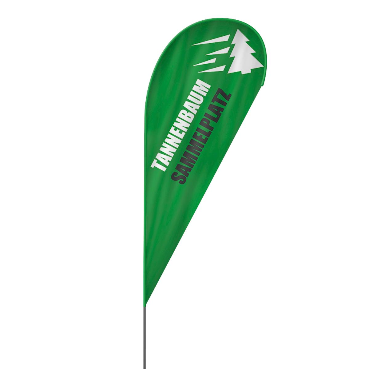 Tannenbaum Sammelplatz Beachflag, 3 Modelle, 4 Größen (2806)