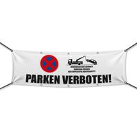 Parken verboten Werbebanner, Wunschformat (1477)