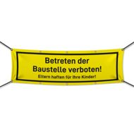 Werbebanner Baustelle