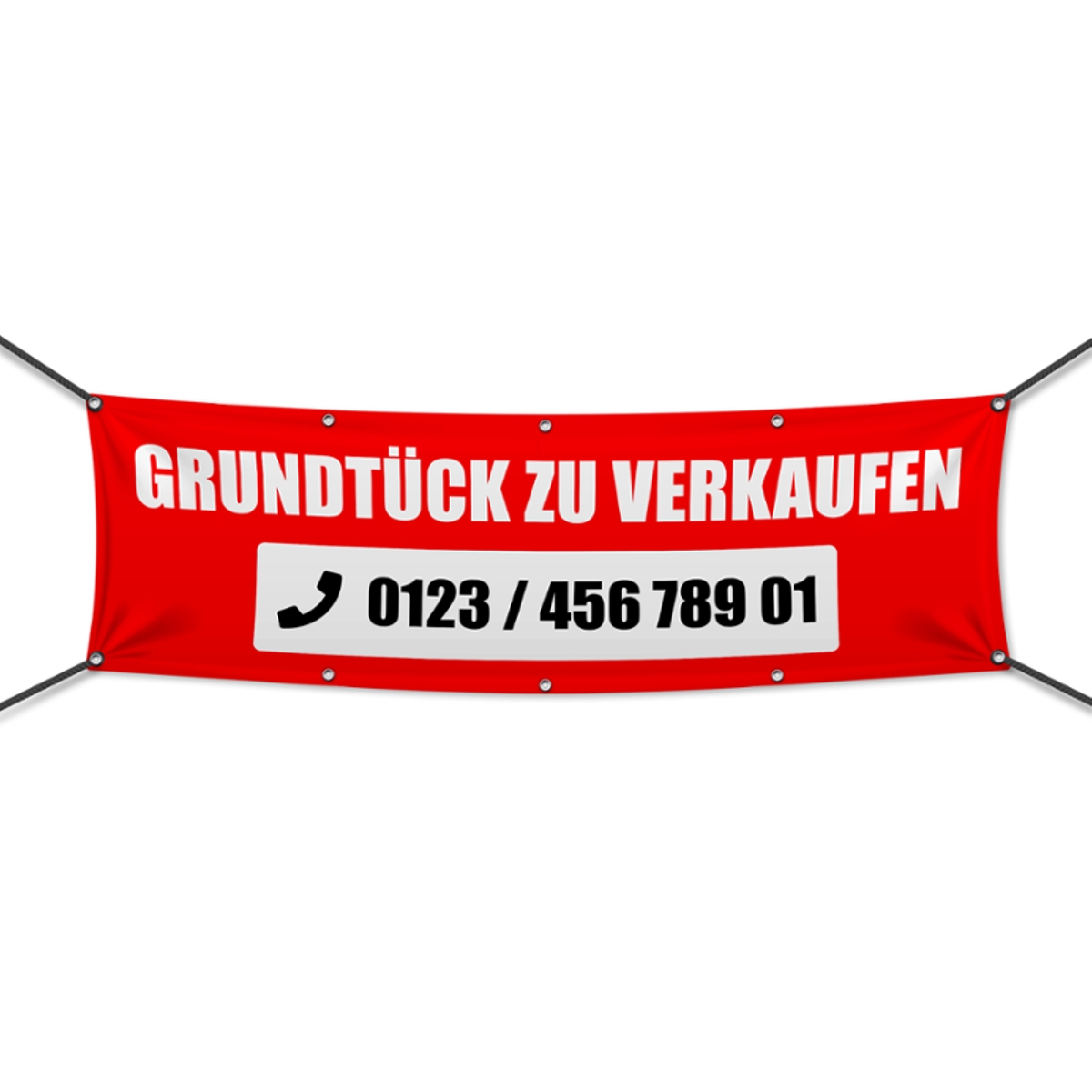 Grundstück zu verkaufen Werbebanner, Wunschformat (1717)