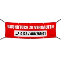 Grundstück zu verkaufen Werbebanner, Wunschformat (1717)