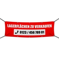 Lagerflächen zu verkaufen Werbebanner, Wunschformat (4011)