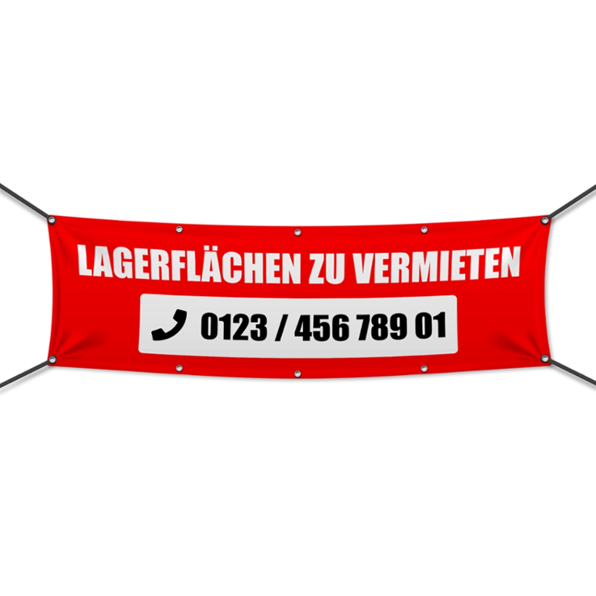 Lagerflächen zu vermieten Werbebanner, Wunschformat (4015)