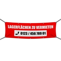 Lagerflächen zu vermieten Werbebanner, Wunschformat (4015)