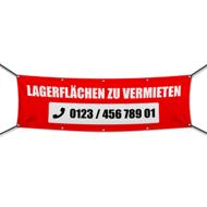 Lagerflächen zu vermieten Werbebanner, Wunschformat (4015)