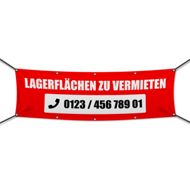 Lagerflächen zu vermieten Werbebanner | Wunschgröße (4015)