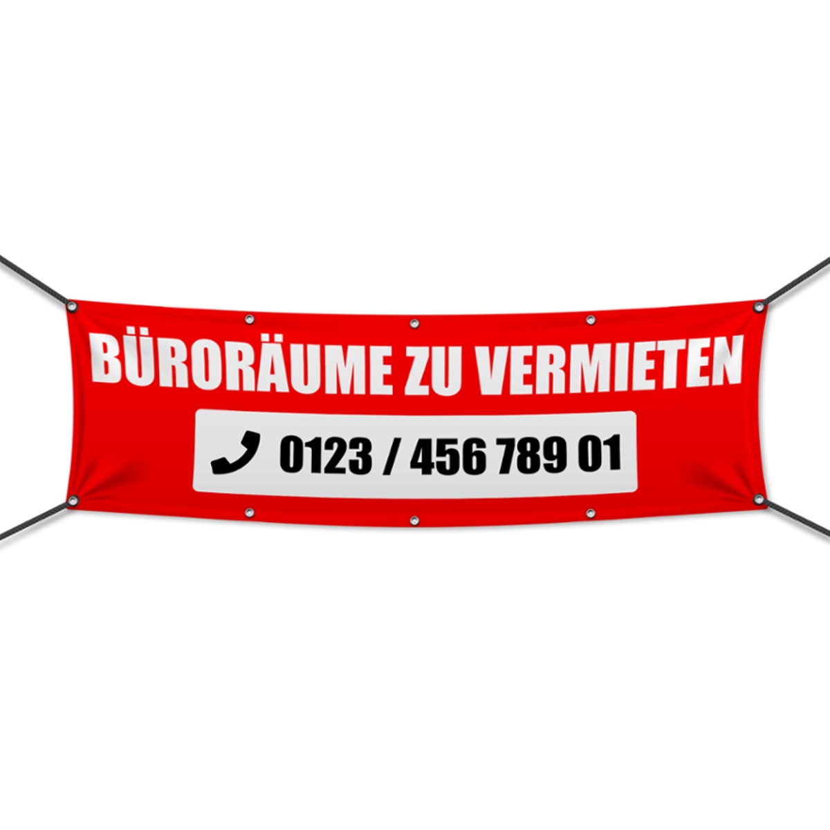 Büroräume zu vermieten Werbebanner, Wunschformat (4012)