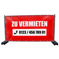 340 x 173 cm | Zu vermieten Bauzaunbanner (4006)