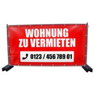 340 x 173 cm | Wohnung zu vermieten Bauzaunbanner (1474)
