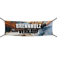 Brennholz Verkauf Werbebanner, Banner in 6 Größen (4126)
