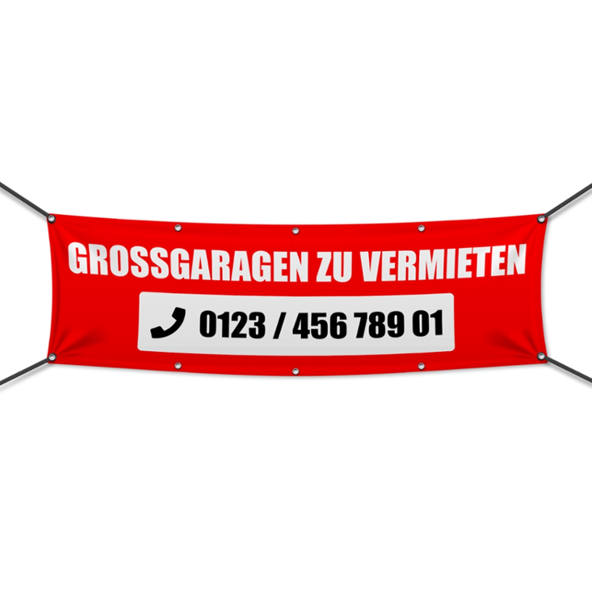 Großgaragen zu vermieten Werbebanner, Wunschformat (4014)