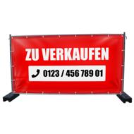 340 x 173 cm | Zu verkaufen Bauzaunbanner (4005)