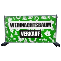 340 x 173 cm | Weihnachtsbaumverkauf Bauzaunbanner (2140)