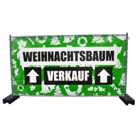 340 x 173 cm | Weihnachtsbaumverkauf Bauzaunbanner (2140)