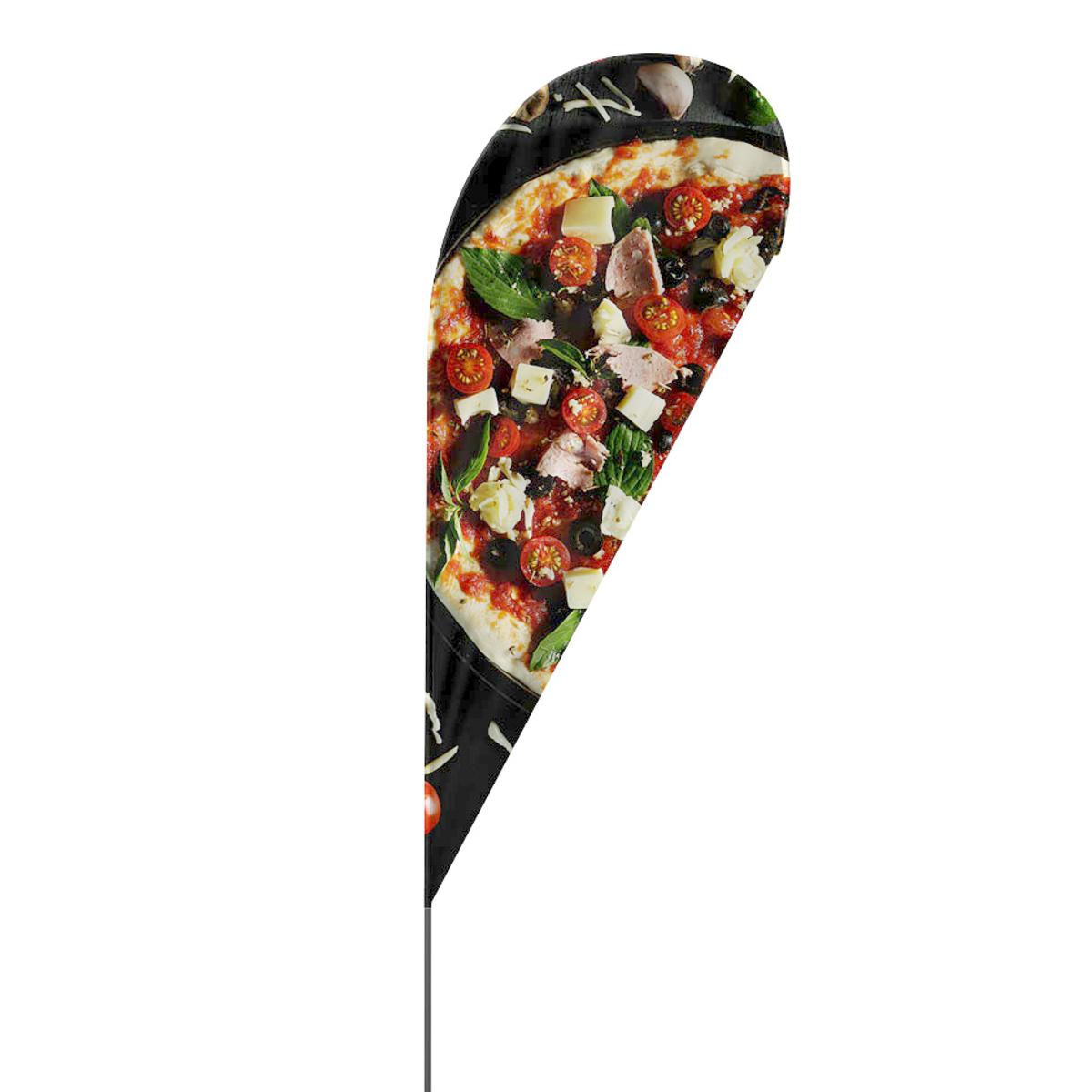 Pizza Beachflag, 3 Modelle, 4 Größen (2653)