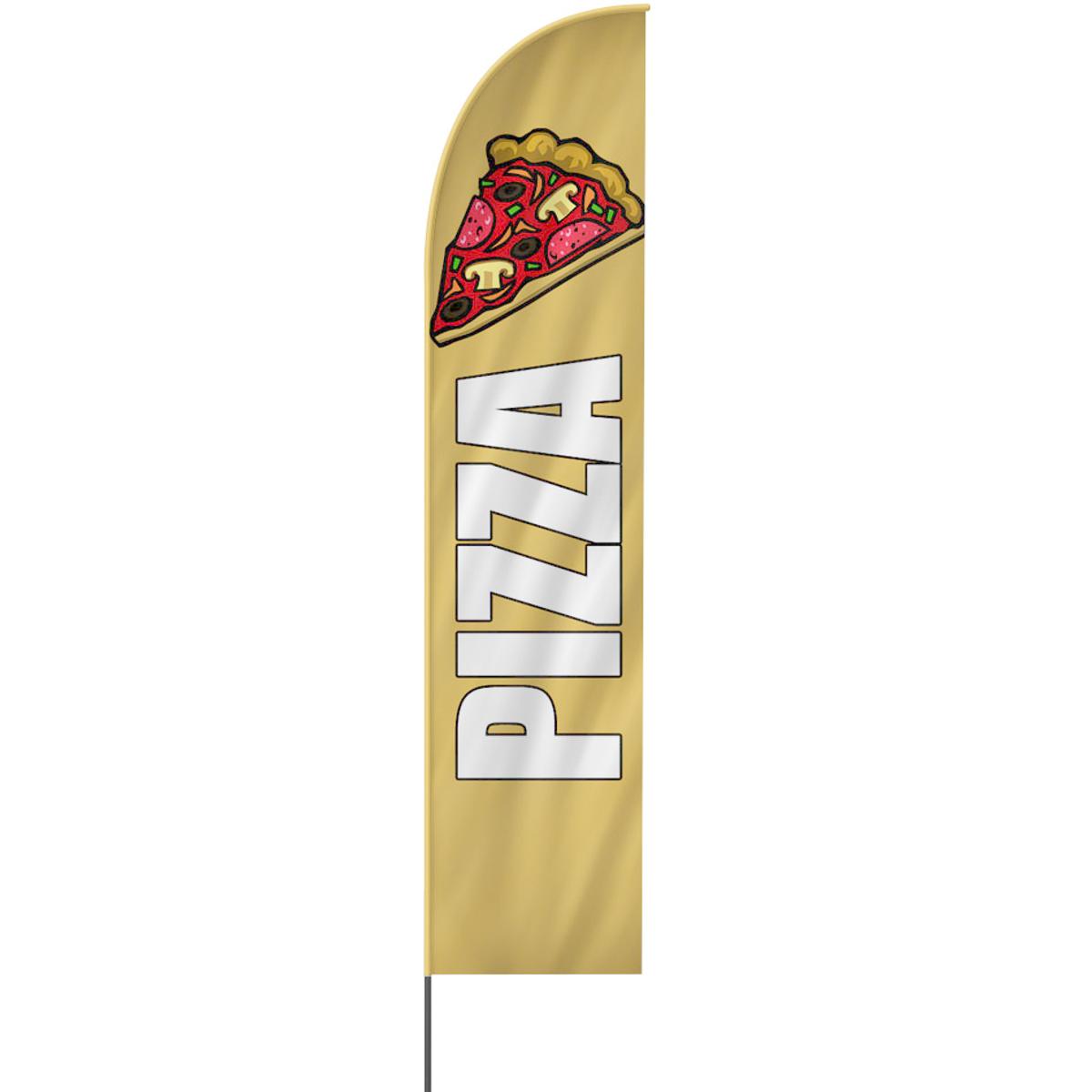 Pizza Beachflag, 3 Modelle, 4 Größen (2652)