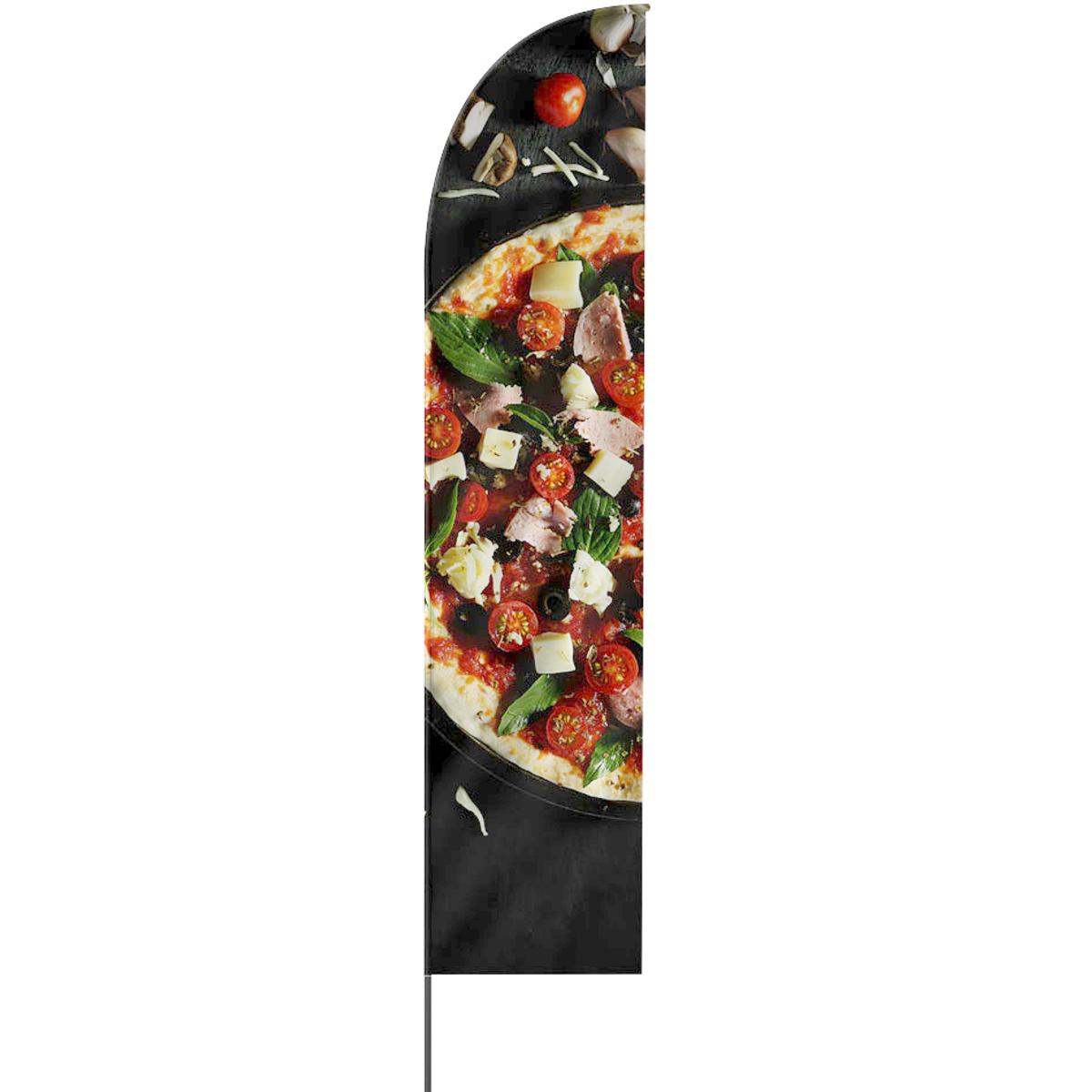 Pizza Beachflag, 3 Modelle, 4 Größen (2653)